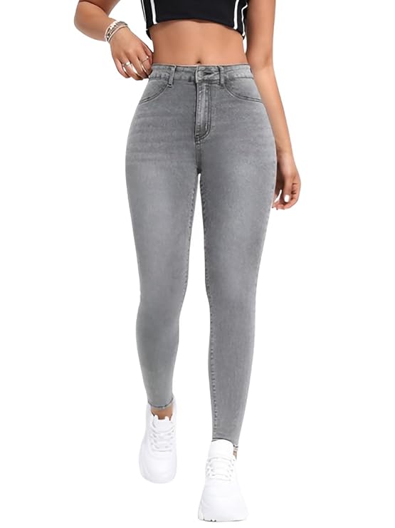 Martin Women's High Rise Skinny Fit Stretchable Denim Jeans Pant