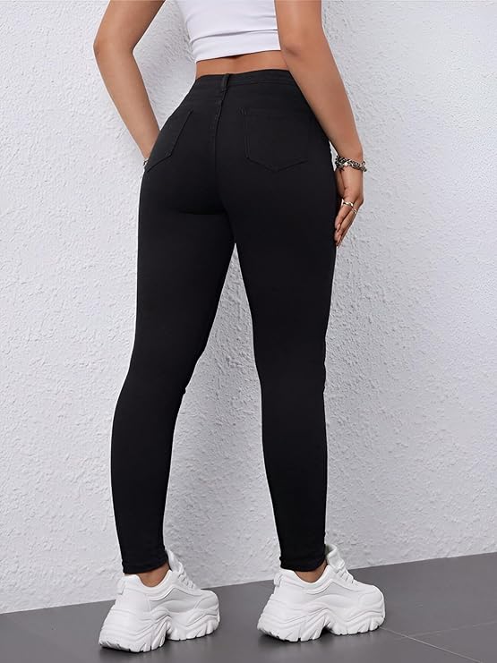 Martin Women's High Rise Skinny Fit Stretchable Denim Jeans Pant