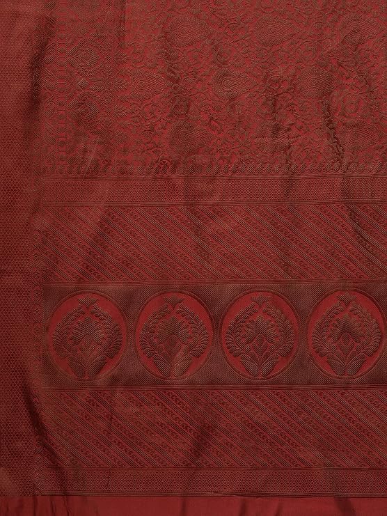 Women's Woven Design jari Work Banarasi Silk Saree